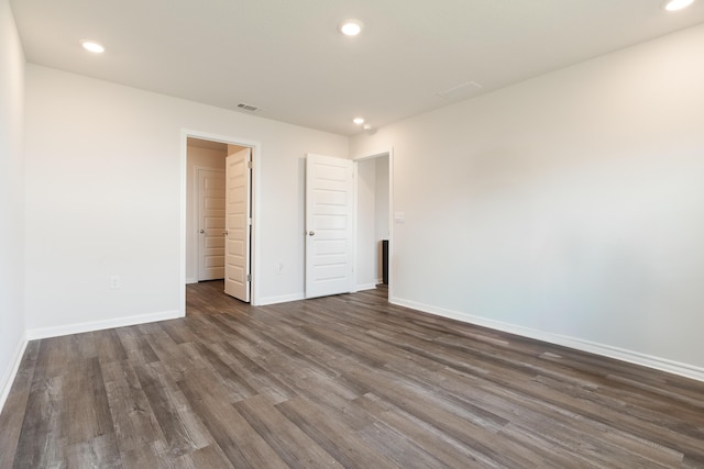 919 Sandbar Loop, Crestview, FL 32539 - unfurnished bedroom featuring dark wood-style floors and recessed lighting