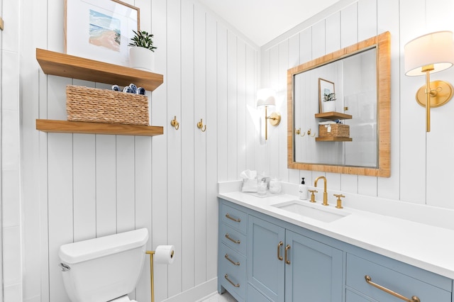 70 N Camp Creek Rd Unit 3, Inlet Beach, FL 32461 - bathroom featuring toilet and vanity