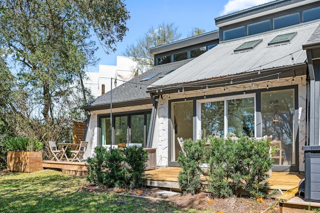 70 N Camp Creek Rd Unit 3, Inlet Beach, FL 32461 - view of front of house with a deck