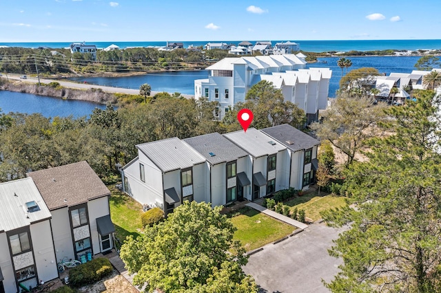 70 N Camp Creek Rd Unit 3, Inlet Beach, FL 32461 - drone / aerial view of a large body of water