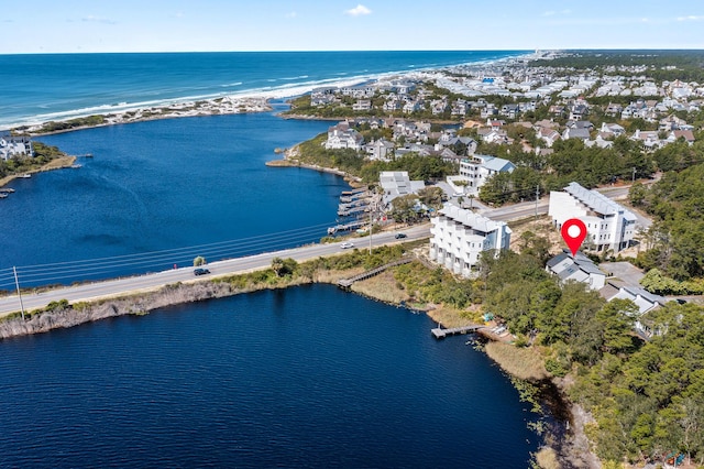 70 N Camp Creek Rd Unit 3, Inlet Beach, FL 32461 - bird's eye view of a nearby body of water