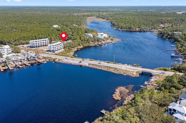70 N Camp Creek Rd Unit 3, Inlet Beach, FL 32461 - bird's eye view of a nearby body of water