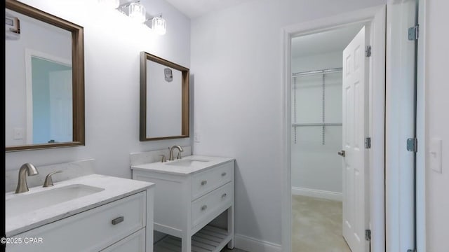7202 Ranier St, Panama City, FL 32404 - bathroom with two vanities
