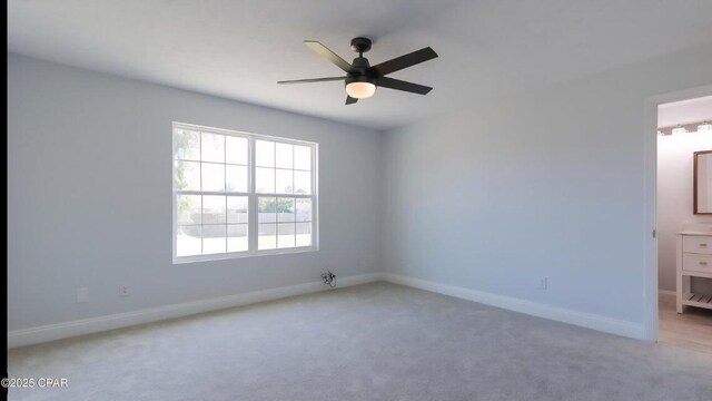 7202 Ranier St, Panama City, FL 32404 - unfurnished room with light colored carpet and ceiling fan