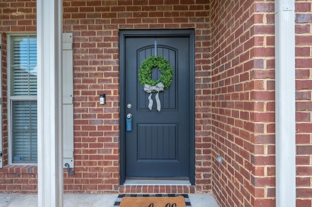 4530 Annabelle Ln, Crestview, FL 32539 - view of exterior entry featuring brick siding