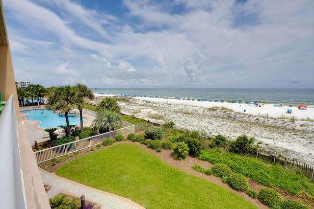 1150 Santa Rosa Blvd Unit 317, Fort Walton Beach, FL 32548 - water view with local beach