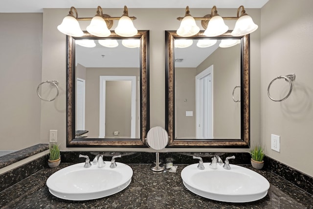 1150 Santa Rosa Blvd Unit 317, Fort Walton Beach, FL 32548 - bathroom with double vanity