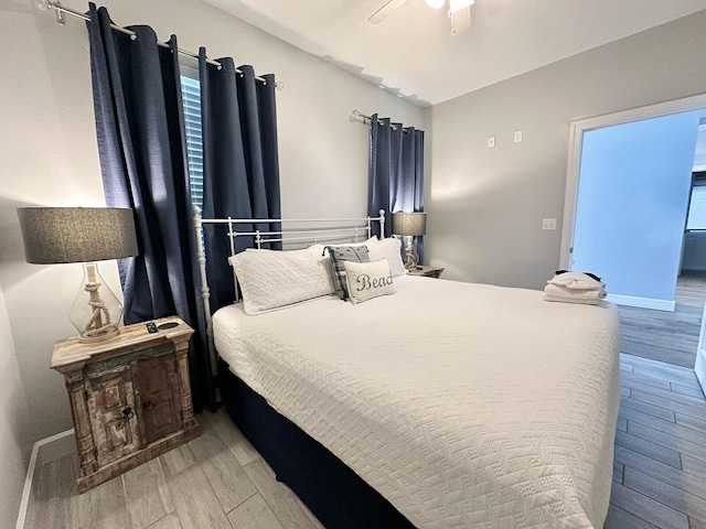 83 Sunfish St, Destin, FL 32541 - bedroom featuring wood finished floors and a ceiling fan