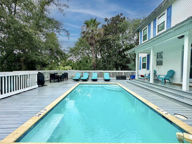 83 Sunfish St, Destin, FL 32541 - outdoor pool with a deck and an outdoor living space