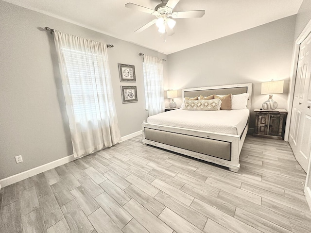 83 Sunfish St, Destin, FL 32541 - bedroom featuring light wood-type flooring and ceiling fan