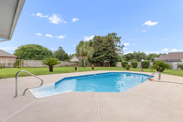 5552 Frontier Dr, Crestview, FL 32536 - view of swimming pool with a fenced backyard and a patio
