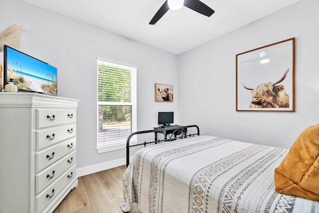 52 Lazy Bone St, Vernon, FL 32462 - bedroom with light wood finished floors and a ceiling fan