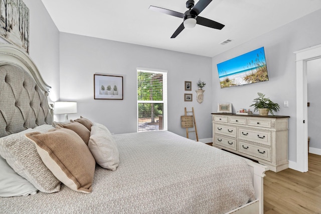 52 Lazy Bone St, Vernon, FL 32462 - bedroom featuring light wood finished floors and a ceiling fan