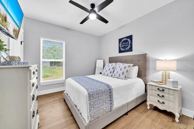 52 Lazy Bone St, Vernon, FL 32462 - bedroom featuring light wood-style floors and a ceiling fan