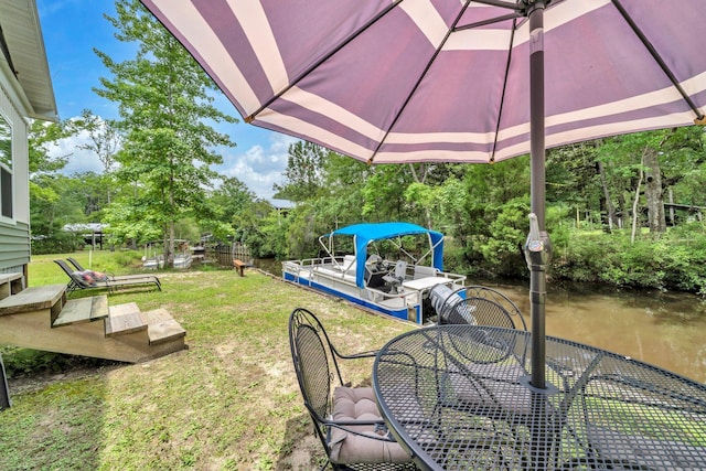 52 Lazy Bone St, Vernon, FL 32462 - view of grassy yard featuring view of wooded area and a water view