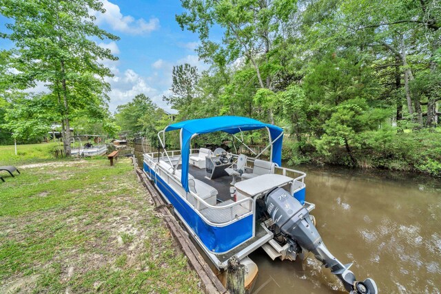 52 Lazy Bone St, Vernon, FL 32462 - dock featuring a water view and view of wooded area