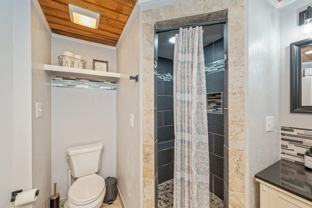 201 Anderson St, Crestview, FL 32536 - bathroom featuring tiled shower and backsplash