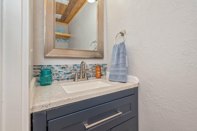 201 Anderson St, Crestview, FL 32536 - bathroom with a textured wall and vanity