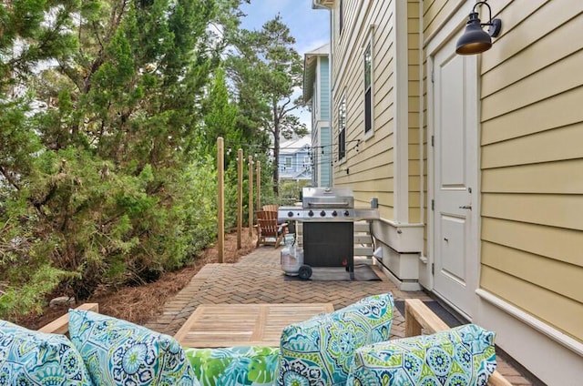 137 Cabana Trl, Santa Rosa Beach, FL 32459 - view of patio featuring grilling area