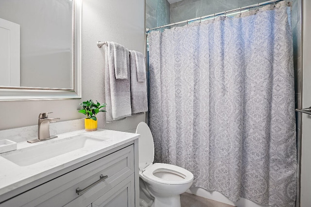 3112 Evans Ave, Navarre, FL 32566 - bathroom featuring vanity and a shower with curtain
