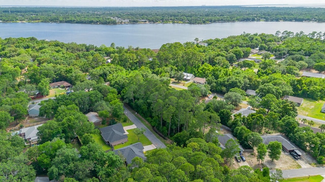 3112 Evans Ave, Navarre, FL 32566 - aerial view of property's location with a nearby body of water and nearby suburban area