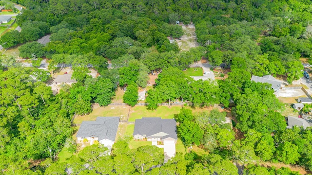 3112 Evans Ave, Navarre, FL 32566 - aerial perspective of suburban area with a heavily wooded area