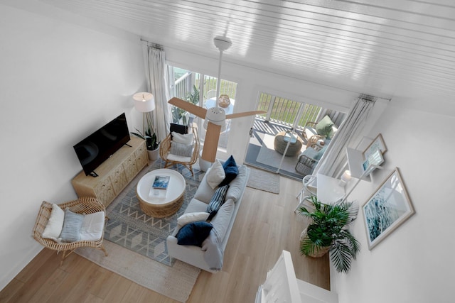 4984 W County Highway 30a Unit 5B, Santa Rosa Beach, FL 32459 - living room with wood finished floors
