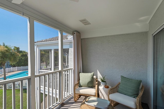 4984 W County Highway 30a Unit 5B, Santa Rosa Beach, FL 32459 - balcony with view of pool area