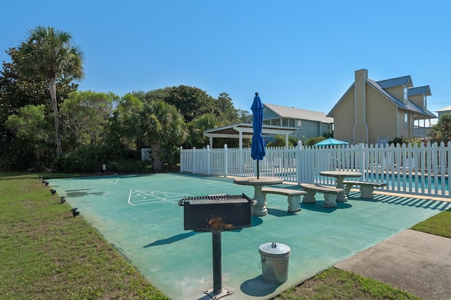 4984 W County Highway 30a Unit 5B, Santa Rosa Beach, FL 32459 - view of property's community featuring shuffleboard and a swimming pool