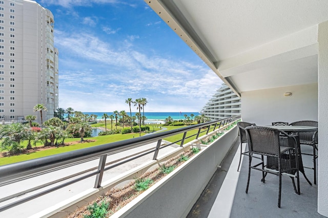 291 Scenic Gulf Dr Unit 400, Miramar Beach, FL 32550 - balcony featuring a water view