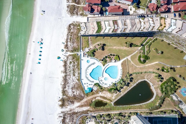 291 Scenic Gulf Dr Unit 400, Miramar Beach, FL 32550 - aerial overview of property's location featuring a pool