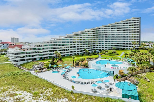 291 Scenic Gulf Dr Unit 400, Miramar Beach, FL 32550 - bird's eye view of a pool