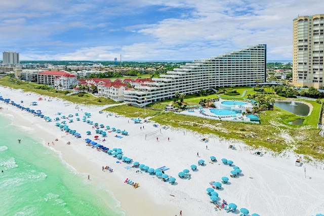 291 Scenic Gulf Dr Unit 400, Miramar Beach, FL 32550 - view of urban area featuring waterfront with a beach