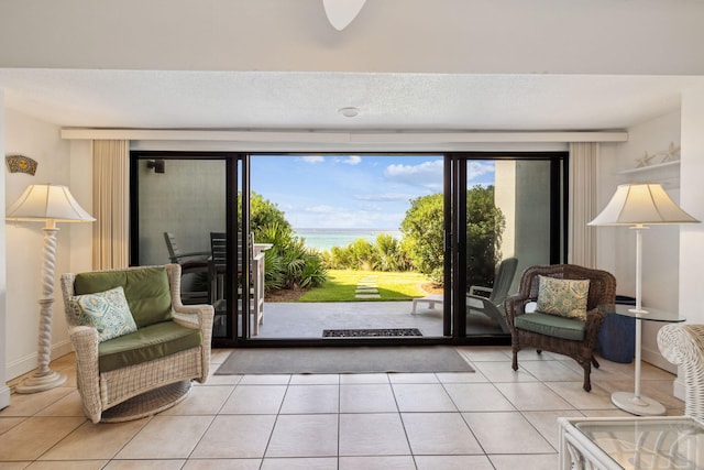 3722 E Co Highway 30a 3 3, Santa Rosa Beach, FL 32459 - entryway with light tile patterned floors and a water view