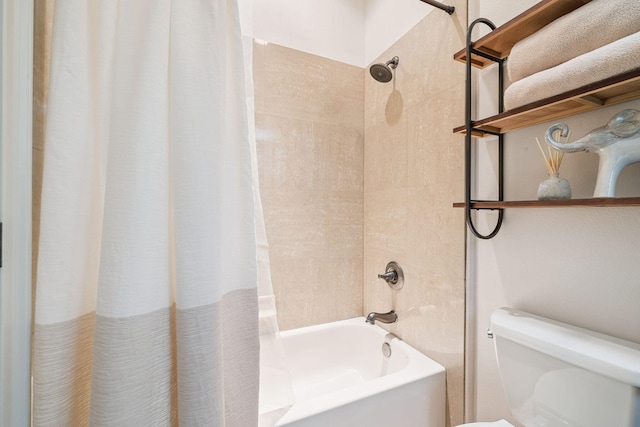 69 Cobalt Ln, Miramar Beach, FL 32550 - full bath with shower / bath combination with curtain and toilet