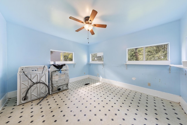 5108 Escambia St, Milton, FL 32570 - unfurnished room featuring a ceiling fan and cooling unit