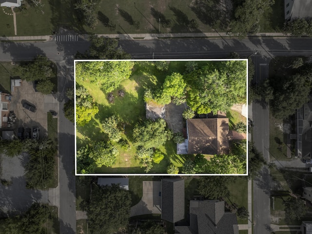 5108 Escambia St, Milton, FL 32570 - aerial view of property and surrounding area featuring property boundaries highlighted