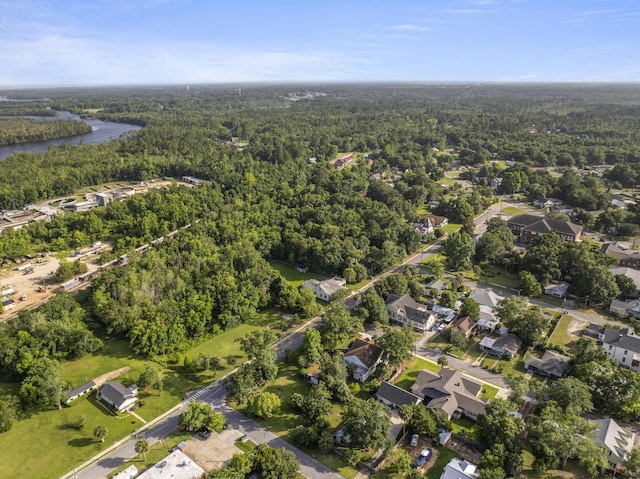 5108 Escambia St, Milton, FL 32570 - aerial view of property and surrounding area with a forest and a large body of water