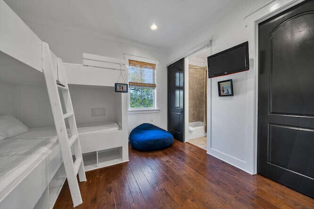 23 The Greenway Loop, Inlet Beach, FL 32461 - unfurnished bedroom featuring hardwood / wood-style floors and connected bathroom