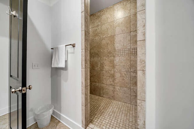 23 The Greenway Loop, Inlet Beach, FL 32461 - full bathroom featuring a tile shower and tile patterned flooring