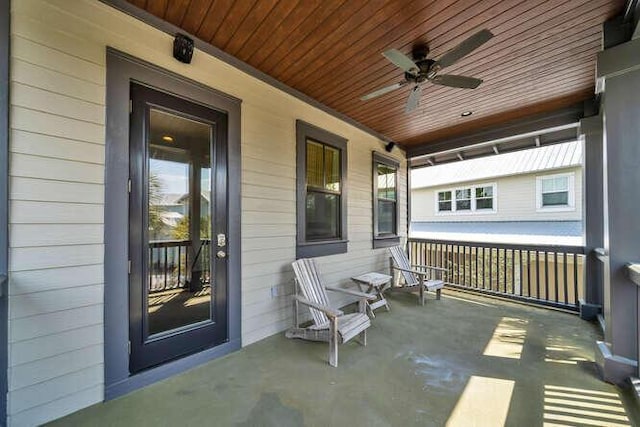 23 The Greenway Loop, Inlet Beach, FL 32461 - porch with ceiling fan
