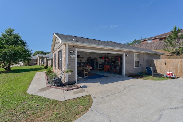 405 Bobby Dr, Crestview, FL 32536 - view of side of property with concrete driveway and an attached garage