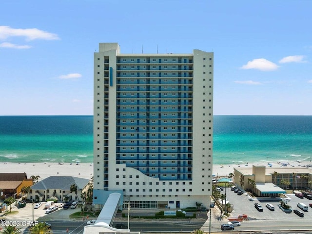 16701 Front Beach Rd Unit 1807, Panama City Beach, FL 32413 - view of building exterior with view of water and beach