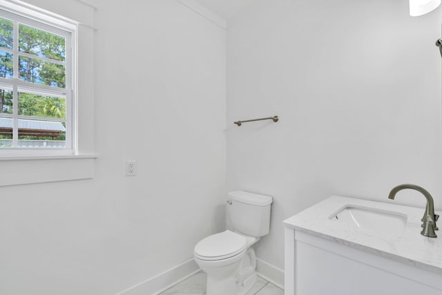 2672 Chat Holley Rd, Santa Rosa Beach, FL 32459 - bathroom featuring vanity and marble finish flooring