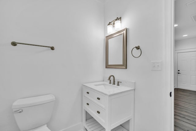 2672 Chat Holley Rd, Santa Rosa Beach, FL 32459 - bathroom with vanity and wood finished floors