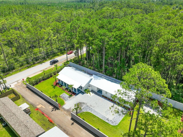 2672 Chat Holley Rd, Santa Rosa Beach, FL 32459 - aerial view of property and surrounding area with a heavily wooded area