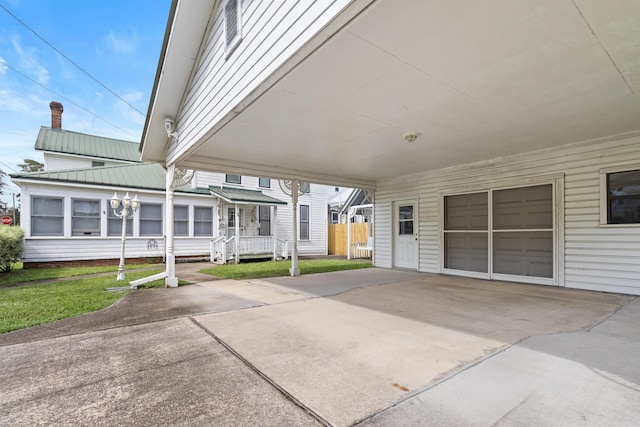 273 E Live Oak Ave, Defuniak Springs, FL 32435 - view of patio with concrete driveway