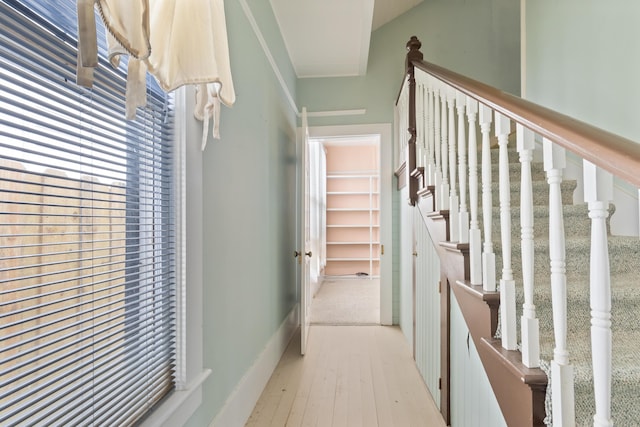 273 E Live Oak Ave, Defuniak Springs, FL 32435 - hallway featuring light wood finished floors