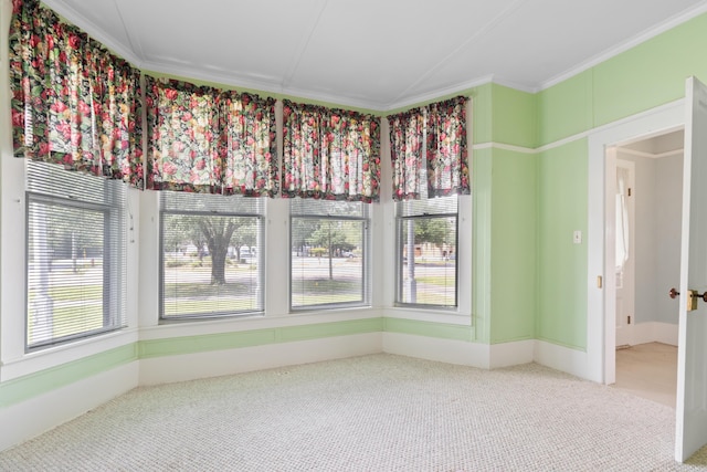 273 E Live Oak Ave, Defuniak Springs, FL 32435 - empty room featuring ornamental molding and carpet flooring