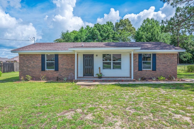 3375 Mclain Dr, Crestview, FL 32539 - single story home with brick siding and a porch